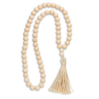 Wooden Blessing Beads with Tassle