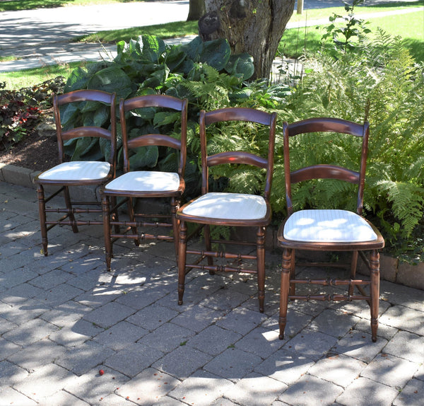 Walnut Chair - Set of Four