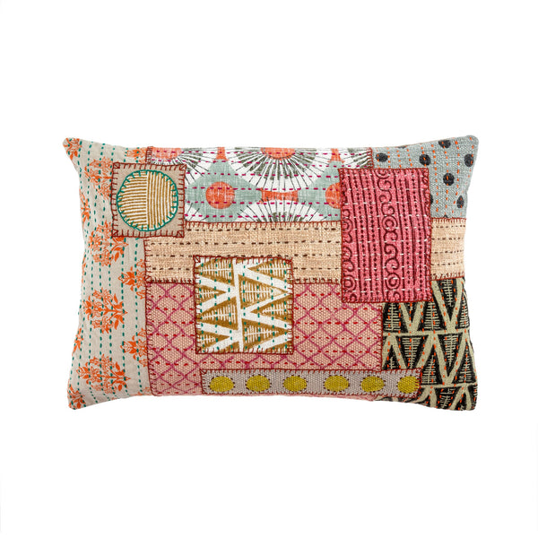Kantha Patchwork Pillows